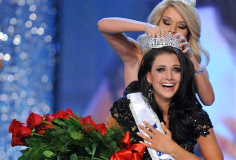 Miss America 2012 Wins Crown Forgets Waterproof Mascara