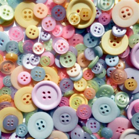 100 Mixed Pastel Buttons Bulk Buttons For By Moggyssupplyshop