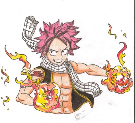 Natsu Dragneel Drawing By Lolligirl225 Dragoart