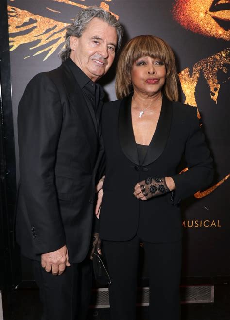 Photo Tina Turner et son mari Erwin Bach Présentation à la presse