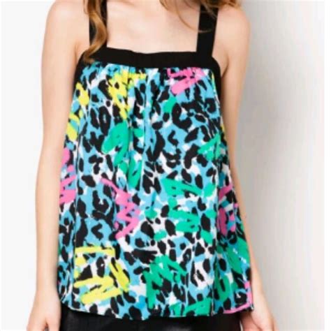 Printed Strappy Top Womens Fashion Tops Sleeveless On Carousell