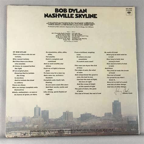 Almanac Music Bob Dylans ‘nashville Skyline Anniversary