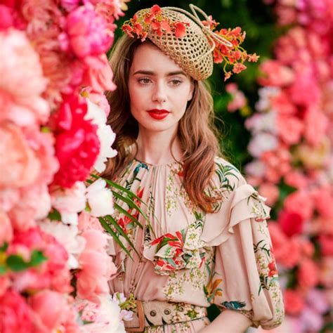 Lily Collins Channels A Summer Garden And More Best Dressed Looks E
