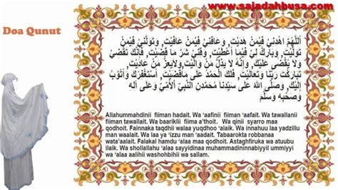 Selamatkanlah aku dari bahaya kejahatan yang telah engkau tentukan. Doa Qunut (SUBUH, NAZILAH, WITIR) | LATIN, ARAB, ARTI