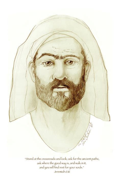 Prophet Jeremiah Drawing By Ron Cantrell Fine Art America
