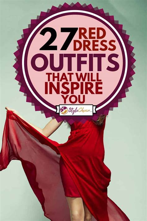 27 Red Dress Outfits That Will Inspire You