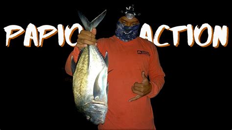 Papio Action Hilo Breakwall Fishing Youtube