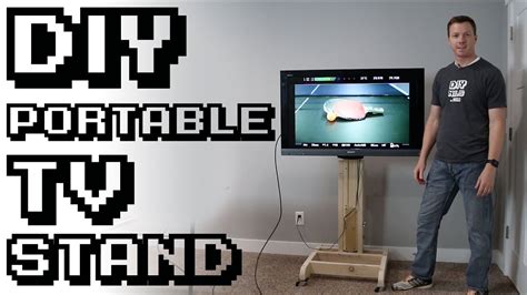Diy Portable Tv Stand Youtube
