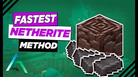 What Is The Fastest Way To Get Netherite In Minecraft 116 Youtube