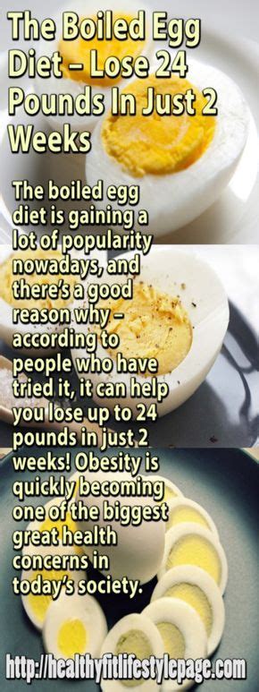 But it isn't a healthy way to lose weight. Fitness Motivation : The Boiled Egg Diet - Lose 24 Pounds ...