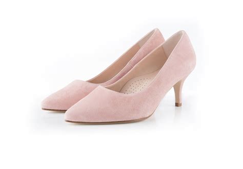Diana Wide Fit Court Shoe Pink Suede Pink Suede Shoes Pink Suede