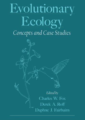 D0wnl0ad Ebook Read Now Evolutionary Ecology Concepts And Case Studies