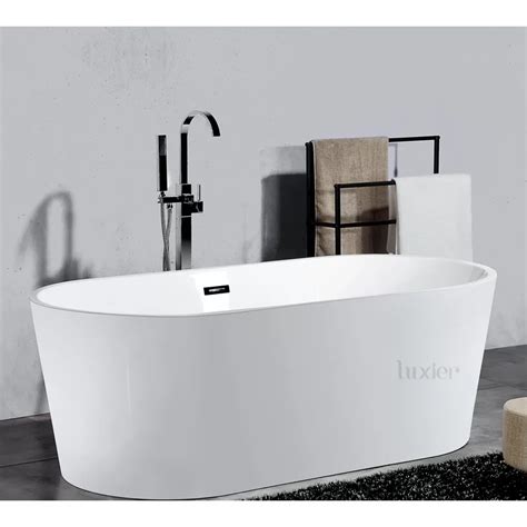 Luxier Luxury 67 X 32 Freestanding Soaking Bathtub And Reviews Wayfair Free Standing Bath