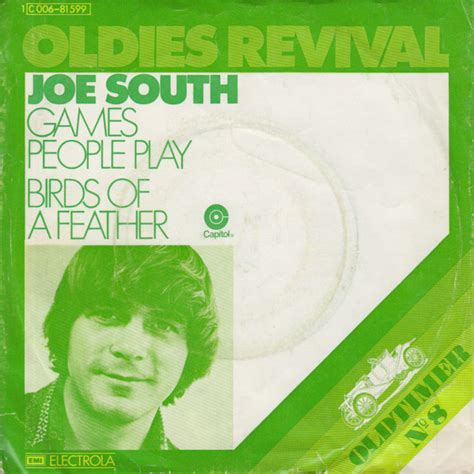 Joe South Games People Play Birds Of A Feather 1974 Vinyl Discogs