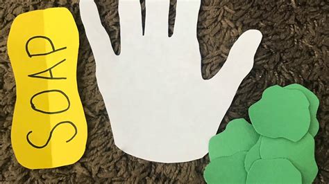 Quick And Easy Preschool Craft Idea To Teach About Hand Washing And
