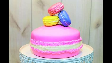 Pastel De Macaron Gigante Macaron Cake Baking Day
