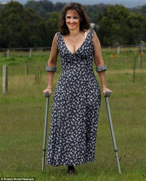 Woman On Crutches Maxi Dress Women Dresses