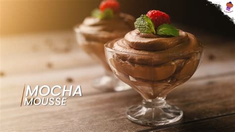 Mocha Mousse Chocolate Coffee Dessert No Bake Eggless Recipe