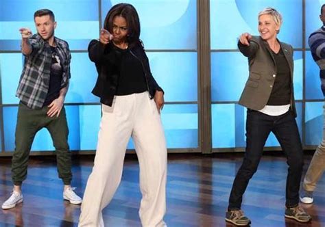 Michelle Obama Dances With Ellen Degeneres To Uptown Funk Indiatv