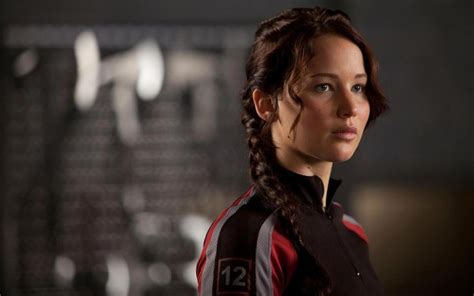 Jennifer Lawrence Brunettes Women Movies Actresses Braids Katniss Everdeen The Hunger In