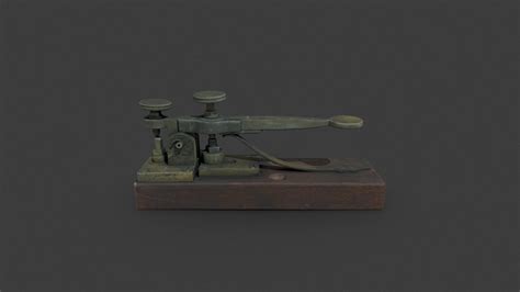 Morse Vail Telegraph Key Download Free 3d Model By The Smithsonian Institution Smithsonian