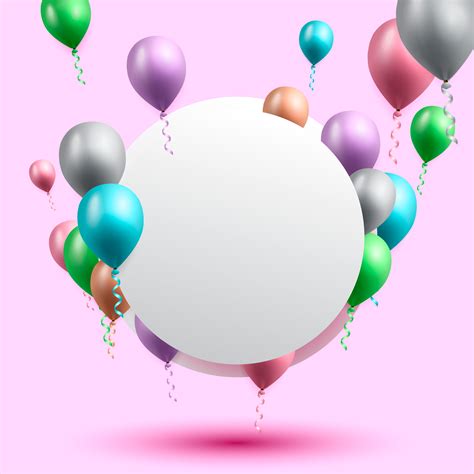 Birthday Celebration Background Birthday Balloon Wallpaper 547512