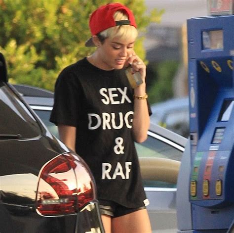 Ever The Role Model Miley Cyrus Teams Her Sex Drugs And Rap T