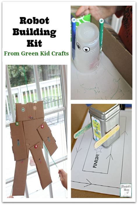 Robot Building Kit From Green Kid Crafts Green Crafts For Kids