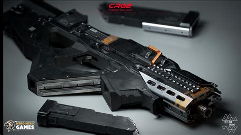 4k Cgi Gun 3d Artstation Digital Art Artwork Rifles Assault