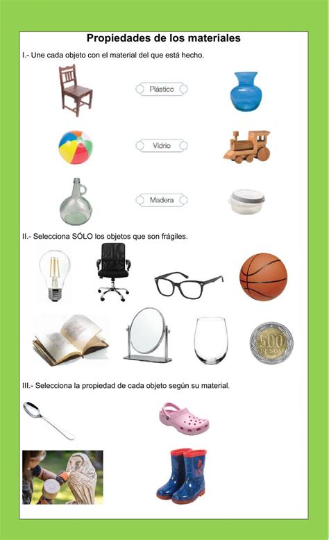 An Image Of Some Objects That Are In Spanish