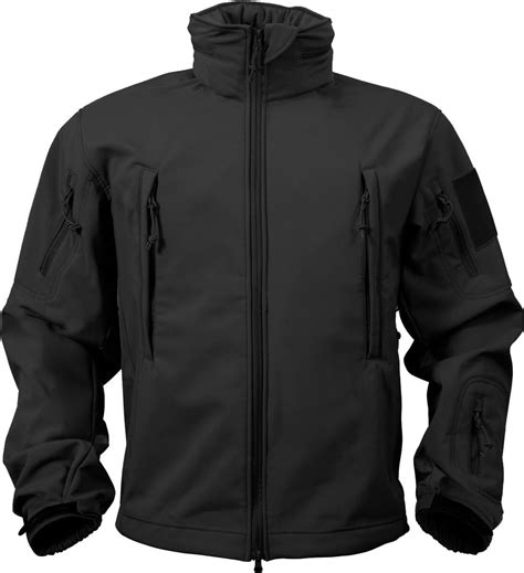 Black Waterproof Soft Shell Special Operations Triple Layered Tactical