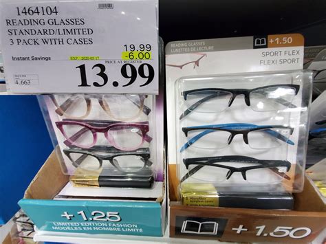 1464104 Reading Glasses Standard Limited 3 Pack With Cases 6 00 Instant