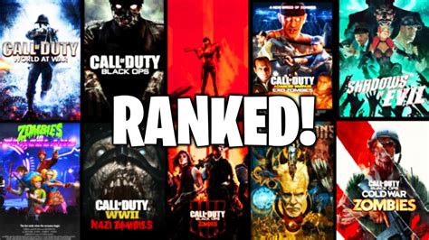 Ranking Every Cod Zombies Game 2008 2021 Youtube