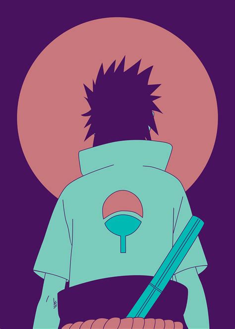 Sasuke Uchiha Poster By Al Art Displate In 2021