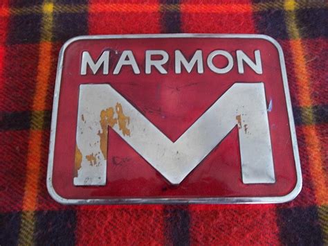 Vintage Marmon Truck Emblem Grille Hood Fender Badge Emblem Car Truck