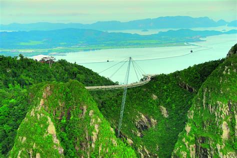 Sky Bridge And Sky Cab In Langkawi The Longest Curve Bridge And One Of The