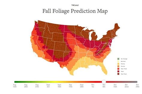 New Interactive Map Tells You When The Leaves Are At Their Most