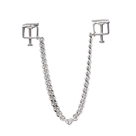 nipple clamp with chain free shipping sq16395 chastityall