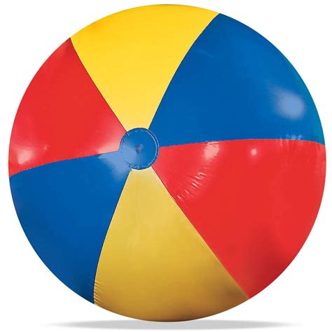 new giant beach ball jumbo inflatable thick wall multi color 4 and 6 inflated