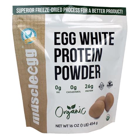 New Organic Egg White Protein Powder Muscleegg Egg Whites