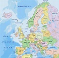 Map Of European Countries – Topographic Map of Usa with States