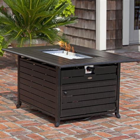 Looking for the best propane fire pit table can be easy if you know what to look for. Fire Sense Aluminum Propane Fire Pit Table & Reviews | Wayfair