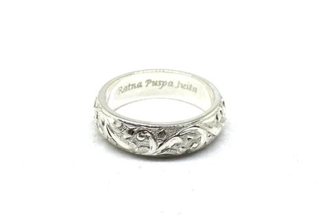 Cincin Ukiran Kerawang Filigree Carved Ring Scr 22 L Anggunklasik