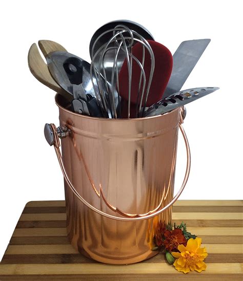Utensil Holder Caddy Crock to Organize Kitchen Tools ...