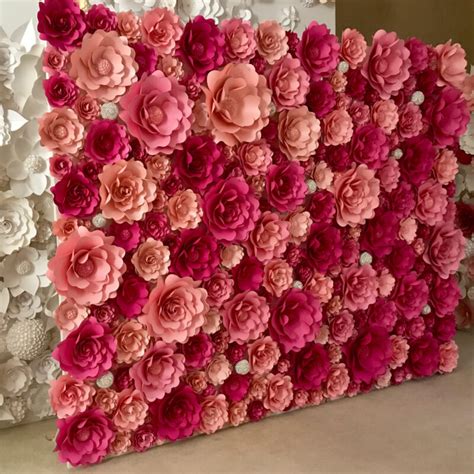 Pink Flower Wall Paper Flower Backdrop 10 Mahi Rehan