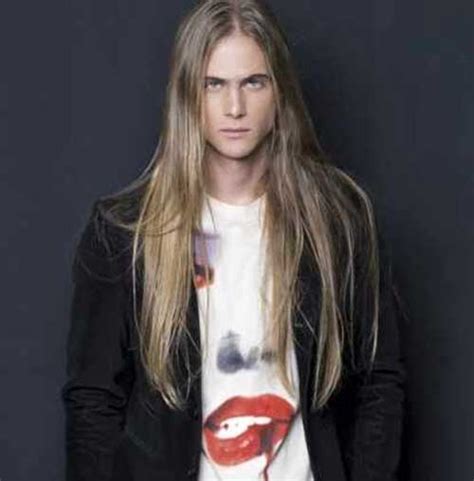Hairstyle for men with long, straight hair. Guys with Long Blonde Hair | The Best Mens Hairstyles ...
