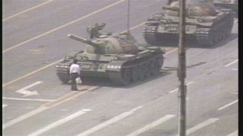 Tank Man In Tiananmen Square Steps Into History