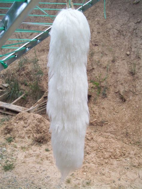 How to make a fox tail with felt. Snow Fox Tail · How To Make An Animal Tail Charm ...