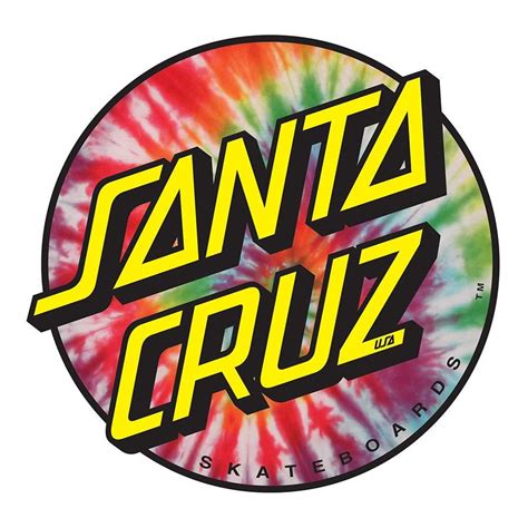 Santa Cruz Logo Wallpaper Santa Cruz Rasta Dot Sticker 149