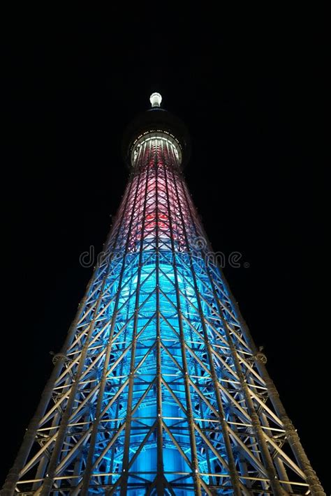 Tour De Skytree De Tokyo La Nuit Photographie éditorial Image Du
